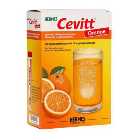 Hermes Cevitt Orange Effervescent Tablets 